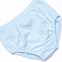 Marlin Marina Applique Diaper Set, Blue