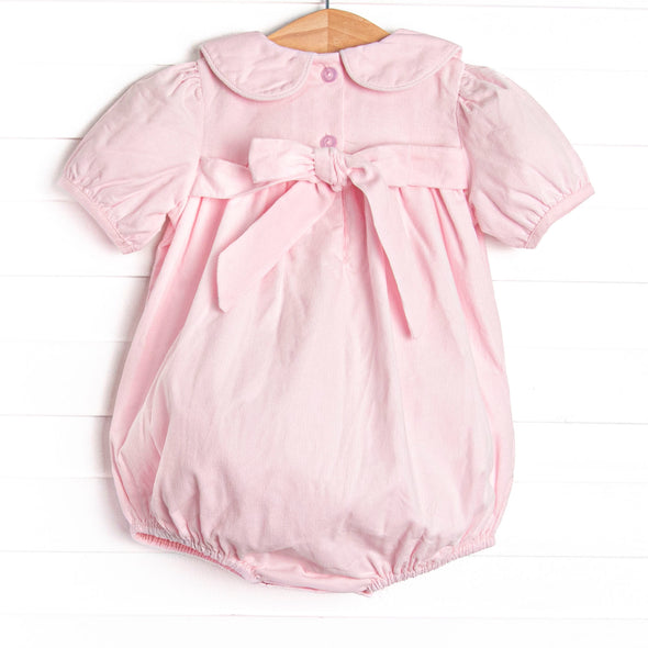 Eloise Collared Bubble, Pink Corduroy