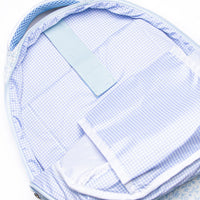 Blue Willow Oxford Quilted Backpack, Blue