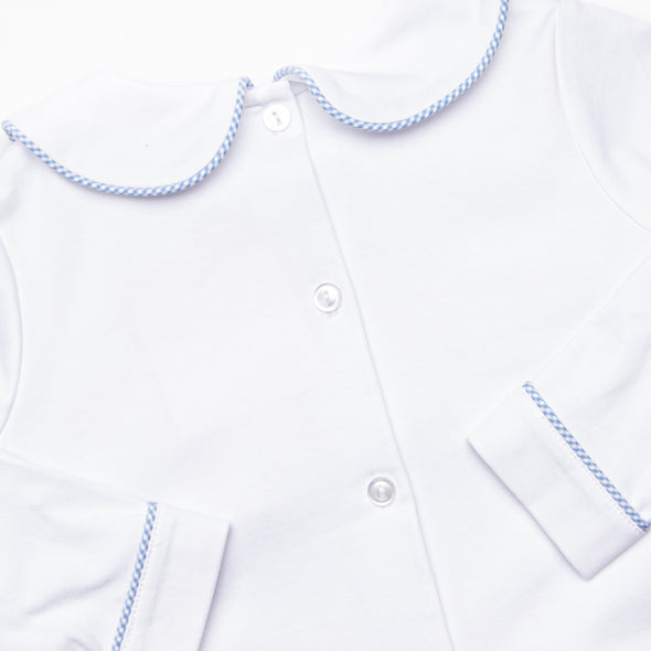 Barn Buddies Smocked Pant Set, Blue