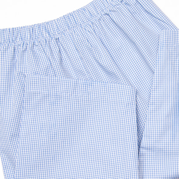 Barn Buddies Smocked Pant Set, Blue