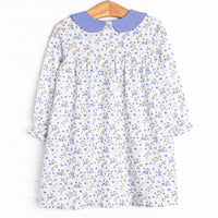 Planted Perfection Dress, Blue