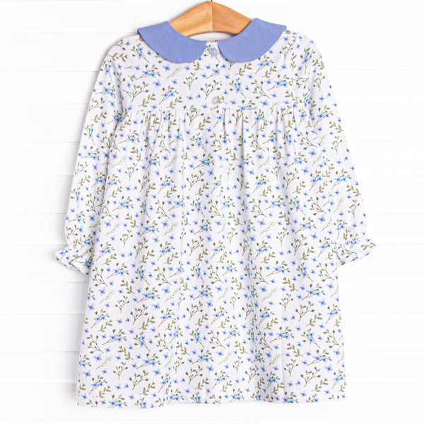 Planted Perfection Dress, Blue