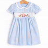 Pumpkin Carriage Dress, Blue