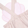 Shelley's Seashells Applique Diaper Set, Tan Seersucker