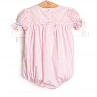 Bleu: Rosamund Smocked Bubble, Pink