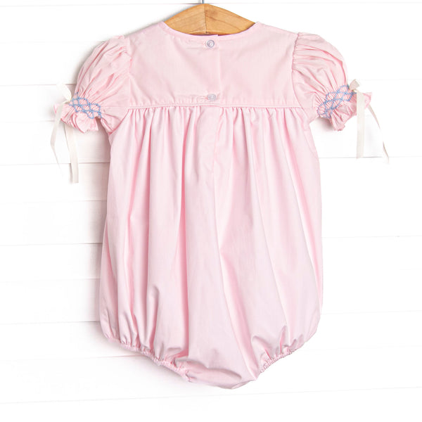 Bleu: Rosamund Smocked Bubble, Pink