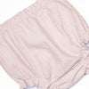 Shelley's Seashells Applique Diaper Set, Tan Seersucker