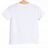 Ric Rac Reptile Applique Top, White