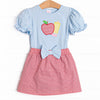 Back to the Basics Applique Skirt Set, Blue