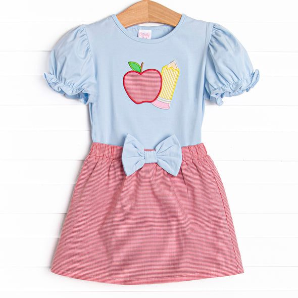 Back to the Basics Applique Skirt Set, Blue