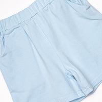 Southern Soiree Applique Short Set, Blue