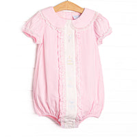Bleu: Cherished Celebrations Embroidered Heirloom Bubble, Pink