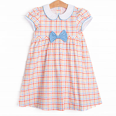 blue and pink plaid dress Ally Kole Pink & Blue Plaid Dress 5