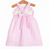 Star Student Applique Dress, Pink