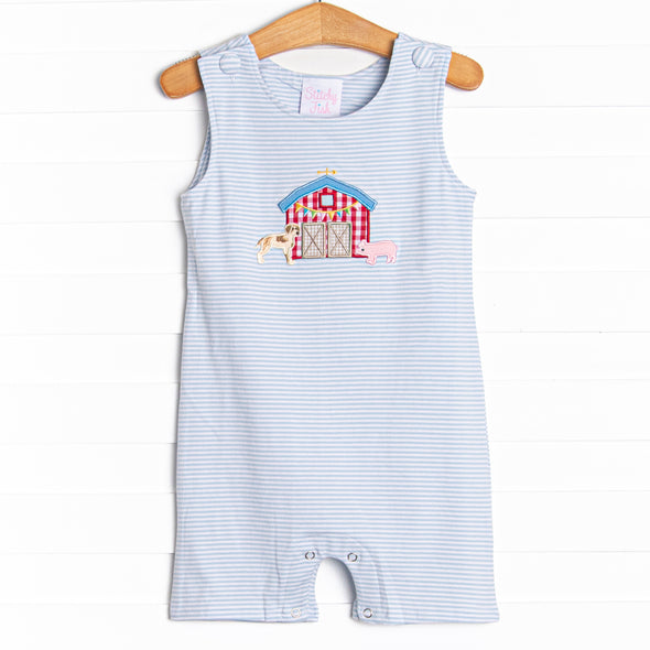 Southern Soiree Applique Jon Jon, Blue