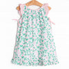 Patio Petals Dress, Green