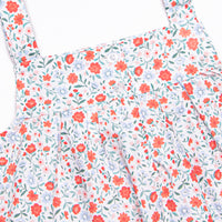 Primary Petals Dress, Red
