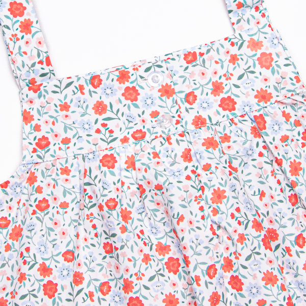Primary Petals Dress, Red