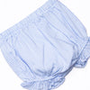 Felicity Florals Flutter Sleeve Diaper Set, Blue