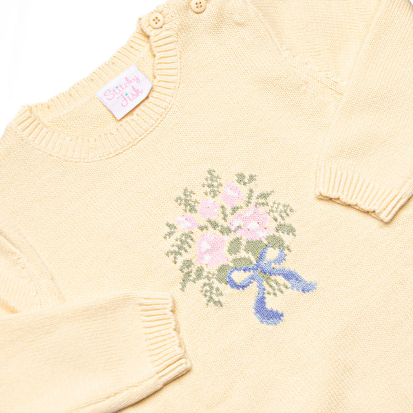 Bouquet Bundles Sweater, Yellow