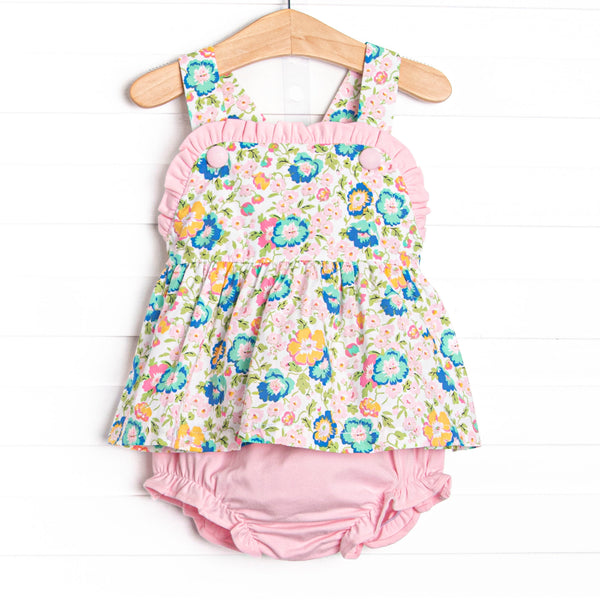 Blossom Breeze Diaper Set, Pink