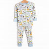 Animal Crossing Bamboo Pajama Set, Blue