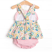 Blossom Breeze Diaper Set, Pink