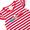 Life Is A Highway Applique Dress, Red