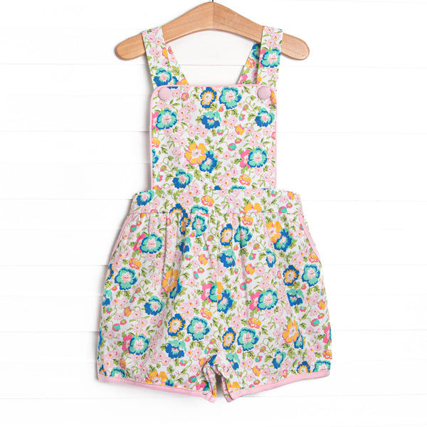 Blossom Breeze Short Romper, Pink