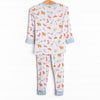 Howdy Texas Bamboo Pajama Set, Blue