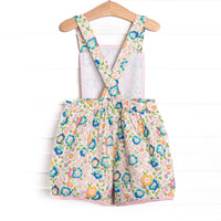 Blossom Breeze Short Romper, Pink