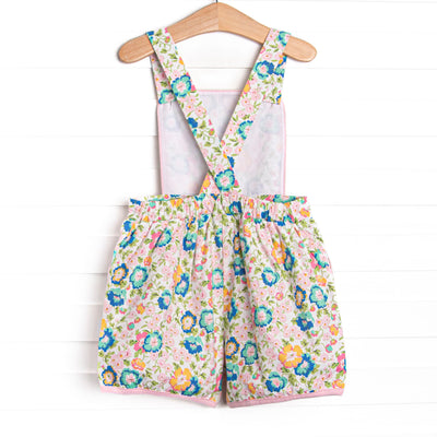Blossom Breeze Short Romper, Pink