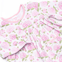 Hydrangea Blooms Legging Set, Pink