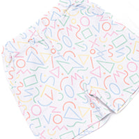Counting Curriculum Applique Short Set, Blue