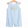 Shoreline Surprise Applique Jon Jon, Ocean Blue