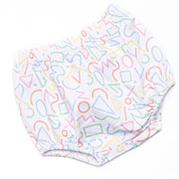 Counting Curriculum Applique Diaper Set, Blue