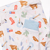 Howdy Texas Bamboo Pajama Set, Blue