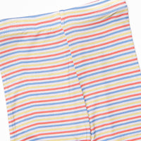 Primary Pinstripe Bamboo Pajama Short Set, Blue
