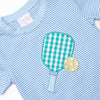 Pickle Player Applique Short Set, Blue