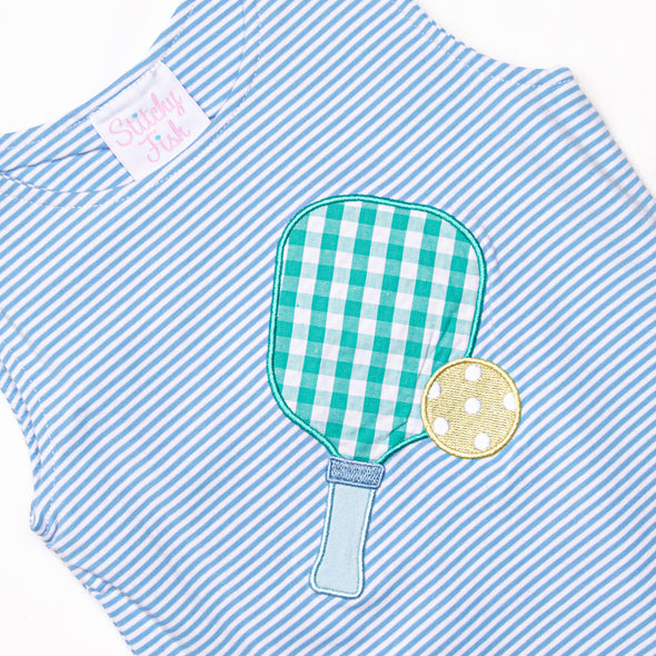 Pickle Player Applique Jon Jon, Blue