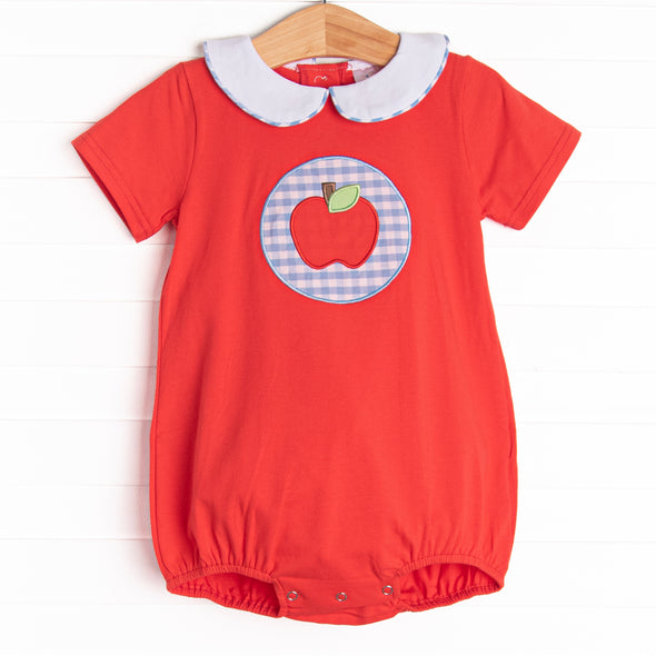 Apples to Apples Applique Bubble, Red