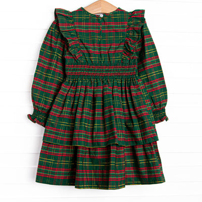 Jolly Holiday Dress, Green