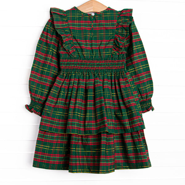 Jolly Holiday Dress, Green