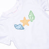 Shoreline Surprise Applique Short Set, Ocean Blue