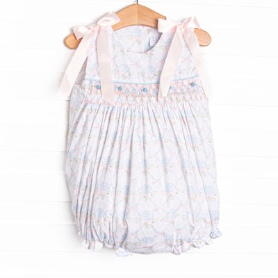 Bleu: Callaway Smocked Bubble, Blue