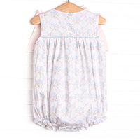Bleu: Callaway Smocked Bubble, Blue