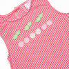 Sweet Like Cherries Applique Diaper Set, Red