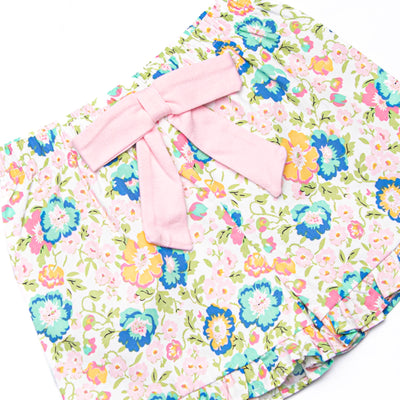 Blossom Breeze Ruffle Short Set, Pink