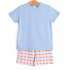Marlin Marina Short Set, Blue